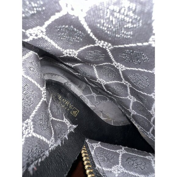 SPERRY Black Leather Mid Calf Gold Flat Heel Boots Womens Size 9 M Style 9289687 - Picture 8 of 11